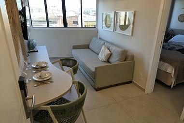Quarto e sala no Centrinho de Porto de Galinhas - Pronto para morar